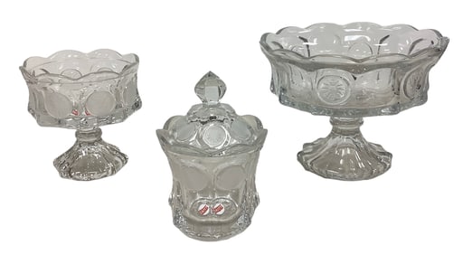 Fostoria Coin Glass Pieces