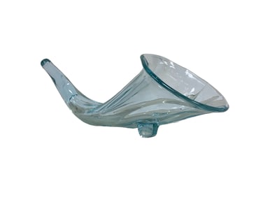 Tiffin/Duncan Miller Horn 12" Cornucopia Vase Twilight Color