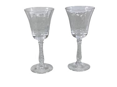 Pair of Cambridge 1oz Cordials Narrow Optic Bowl