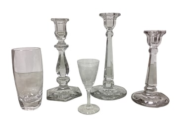 Heisey Lot of (5) Items