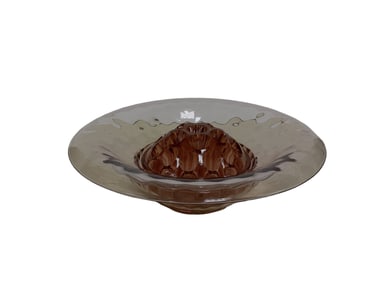 Heisey #10 Gibson Girl 10" Floral Bowl H Hawthorne Diamond Optic