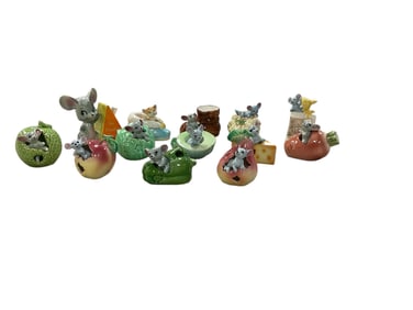 (13) Mouse Figurines