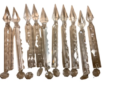 Crystal Chandelier Prism 9 1/4 in. (23.5 cm.)