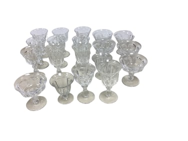 Heisey Lot of (19) Puritan Stemware Items