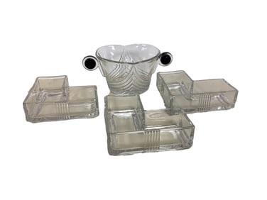 Heisey Lot of (4) Stanhope and Buttress