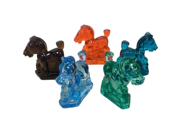 Heisey Lot of (5) Sparkys, Various Makers