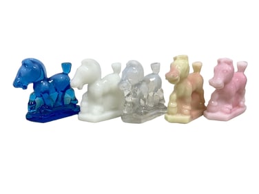 Heisey/Fenton Lot of (5) HCA Sparkys