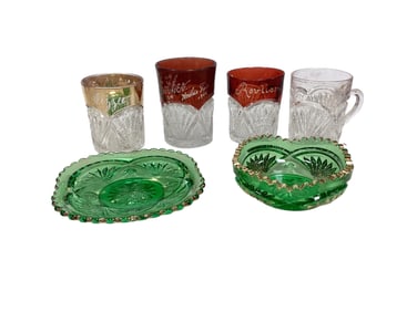 Heisey #1255 Pineapple and Fan Items