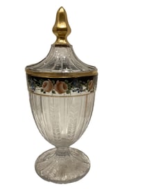 Heisey #465 Recessed Panel 1 lb Covered Candy Jar