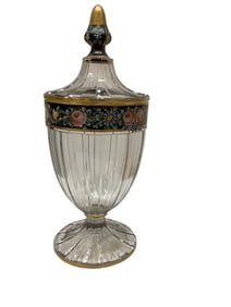 Heisey #465 Recessed Panel 3 lb Covered Candy Jar