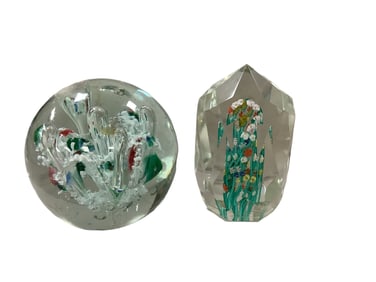 Vintage Glass Paperweights
