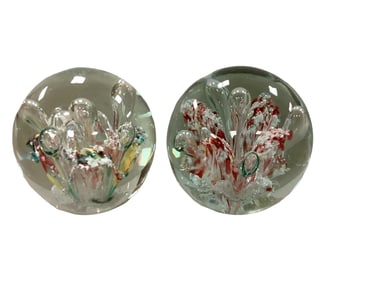 Vintage Handblown Paperweights