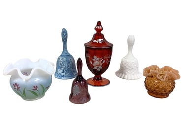 Fenton and Westmoreland Decorative Glass 4.5" to 8" tall