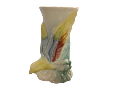 Vintage Flying Bird Wall Pocket 7.25" tall