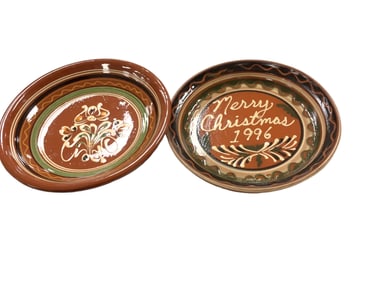 Colorful Pottery Plates