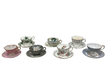 Tea Cups with Saucers