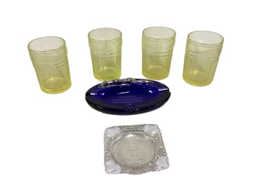 Heisey Lot of (6) Items, Heisey and Reproduction Heisey