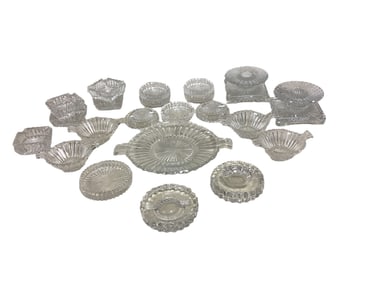 Heisey Lot of (21) Pieces #1469 Ridgeleigh