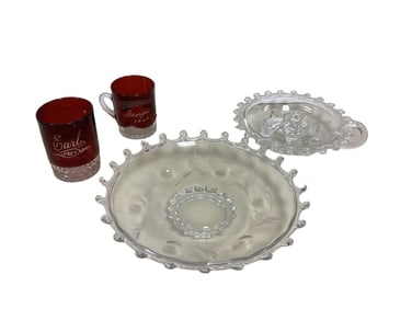 Heisey Lot of (4) Items