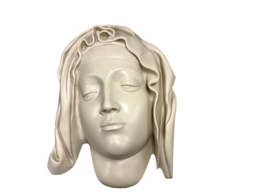 Head of the Virgin 13 1/2 x 9 1/2 in. (34.3 x 24.1 cm.)