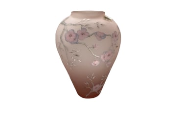 Fenton Hand Painted Vase