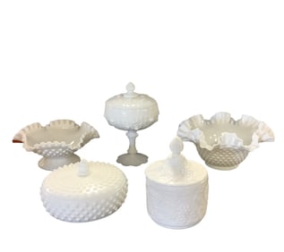 Vintage Milk Glass, Including Imperial