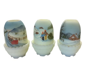 Fenton Fairy Candles 4 3/4 in. (12.1 cm.)