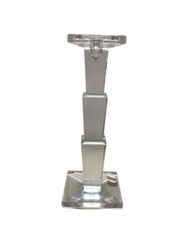 12" Tall Crystal Candle Stick Probably European