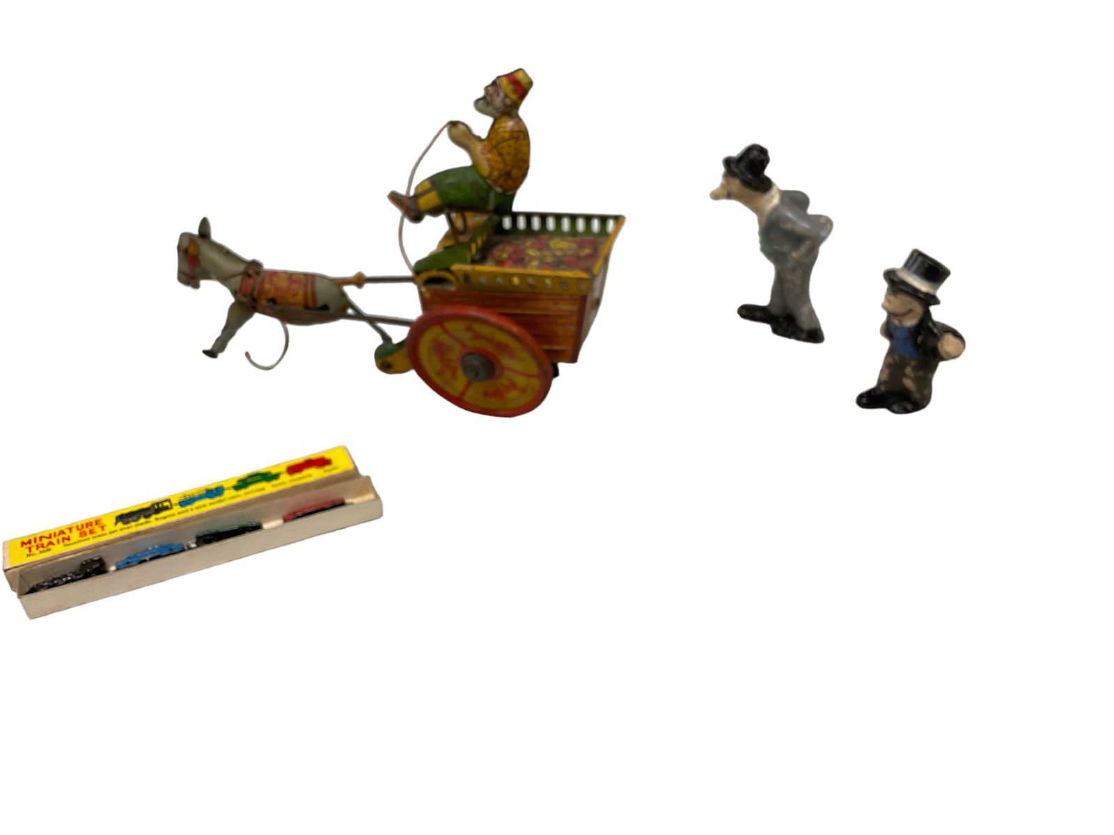 Miniature Train Set and Wind-Up Toys (1 of 4)