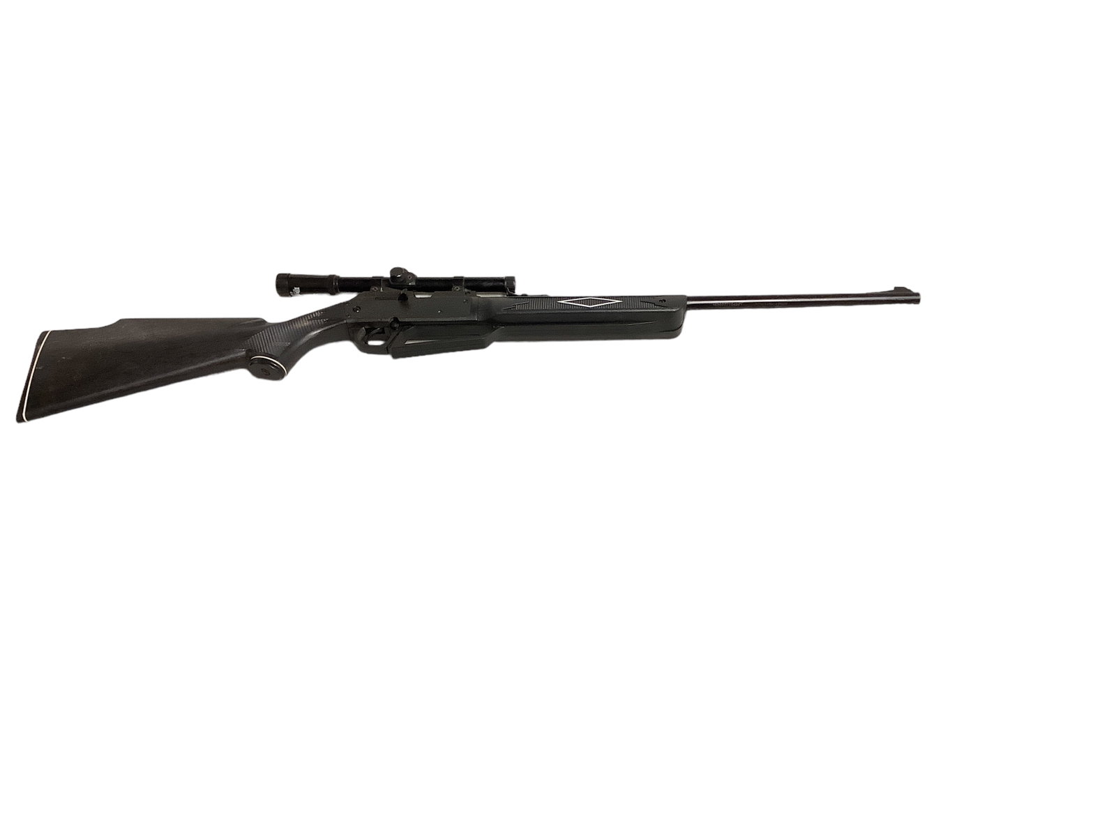 Vintage Daisy BB Gun x 38 in. (x 96.5 cm.): With scope. Age unknown.