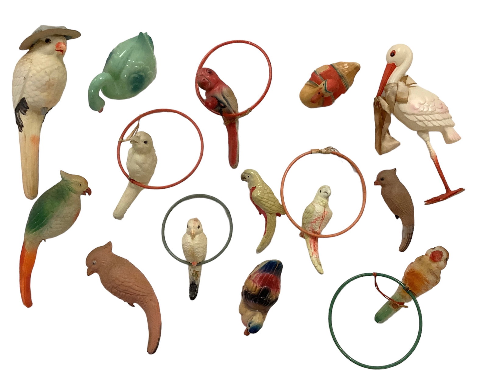 Celluloid Birds: Celluloid Birds(14) assorted birds.