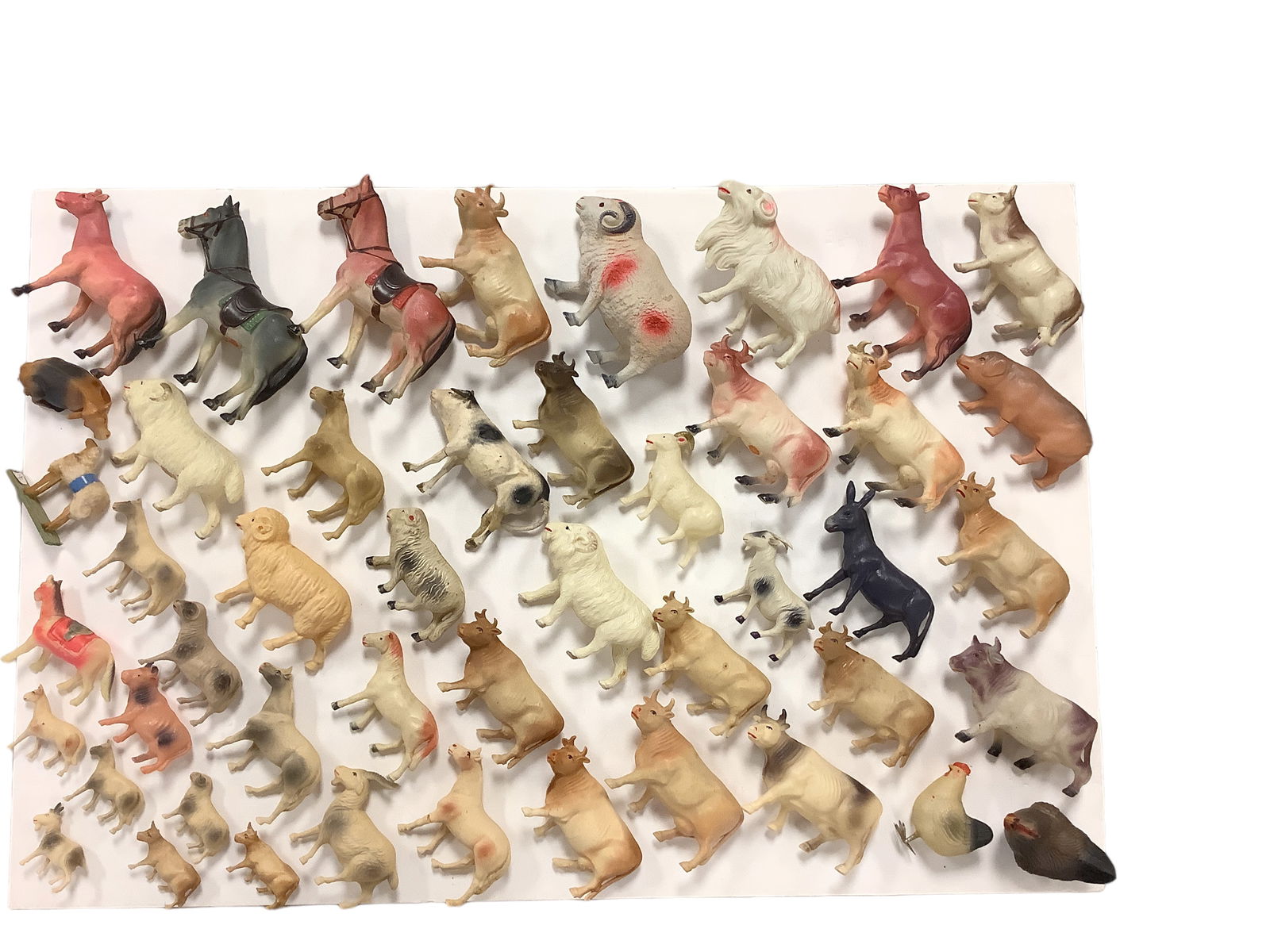Wide Variety of Celluloid Farm Animals (1 of 1)