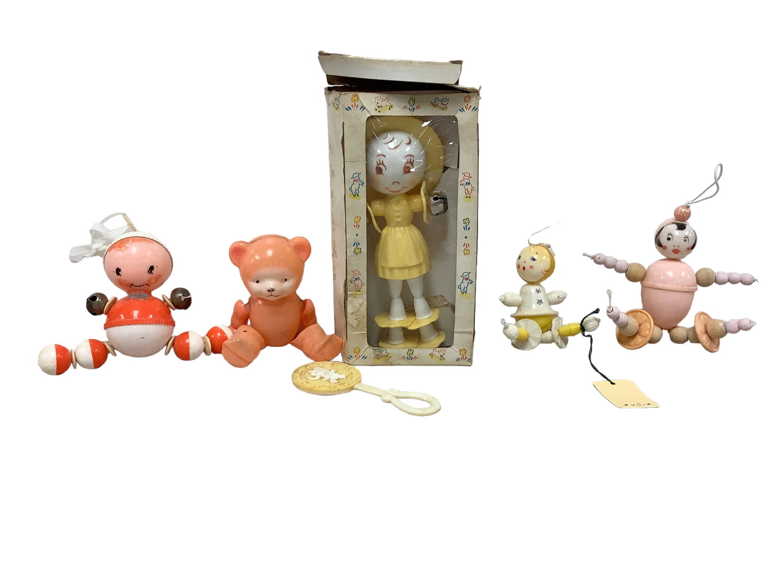 Vintage Celluloid Baby Rattles (1 of 2)