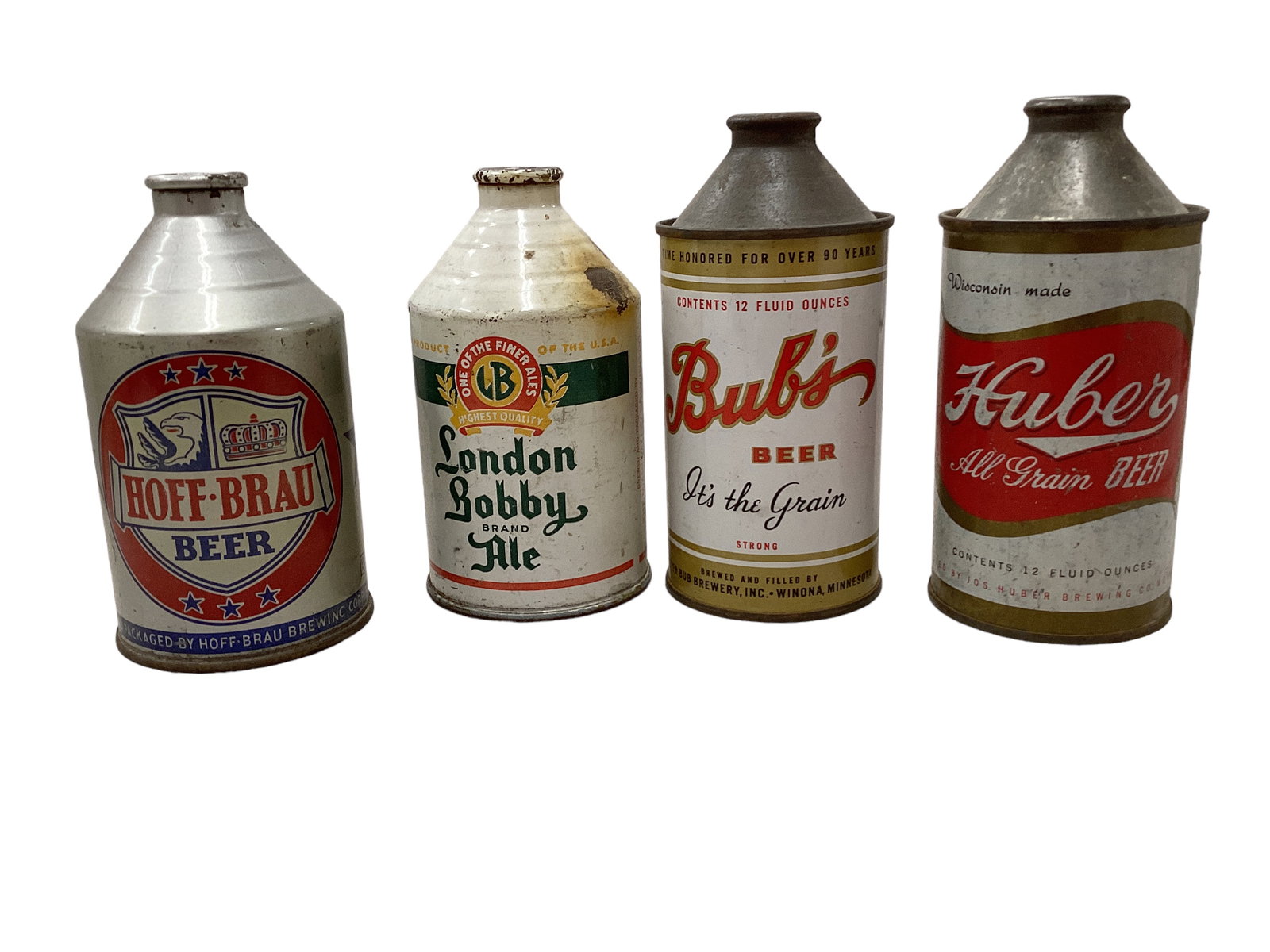 Vintage Cone Top Beer Cans (4) (1 of 4)
