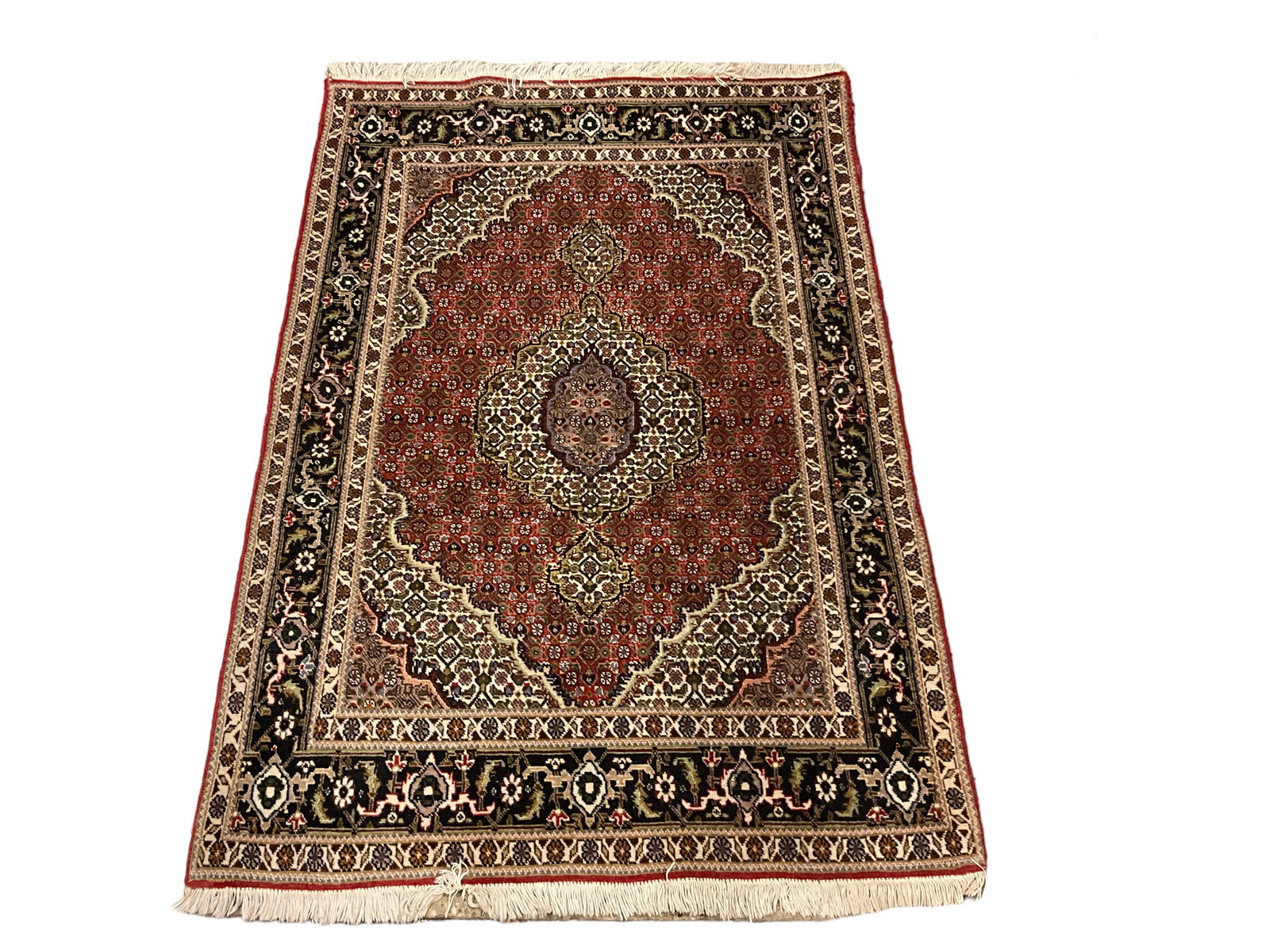 Oriental Rug - Persian Tabiz Silk & Wool 3'6" x 5'1" (1 of 5)