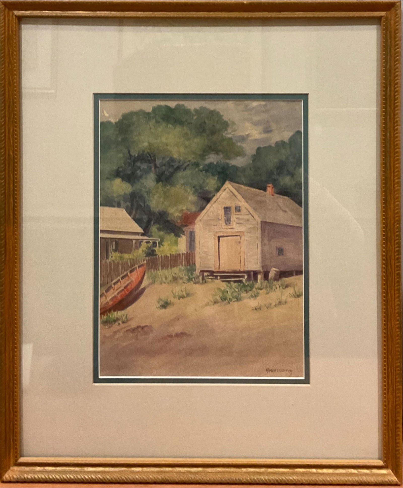 Ralph Fanning Watercolor 19 x 16 1/2 in. (48.3 x 41.9 cm.) (1 of 1)
