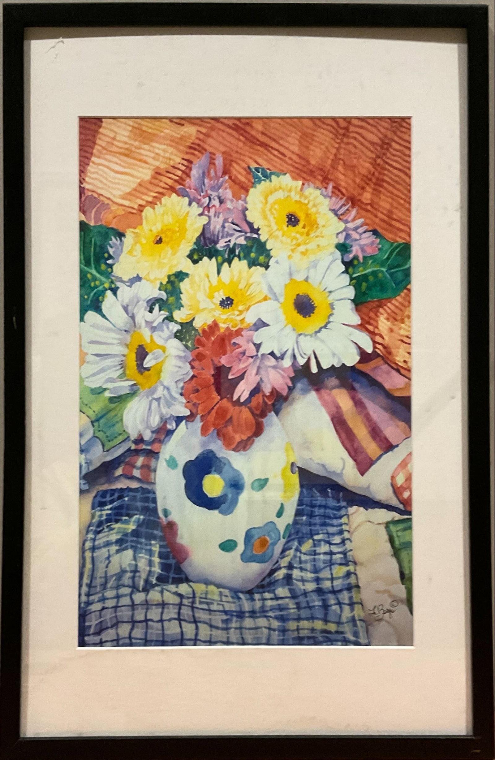 Nancy LaBerge Muren Watercolor, " Things I Like to Paint" 25 x 17 in. (63.5 x 43.2 cm.): Nancy LaBerge Muren Watercolor, " Things I Like to Paint" Signed lower right. 25 x 17 in. (63.5 x 43.2 cm.)