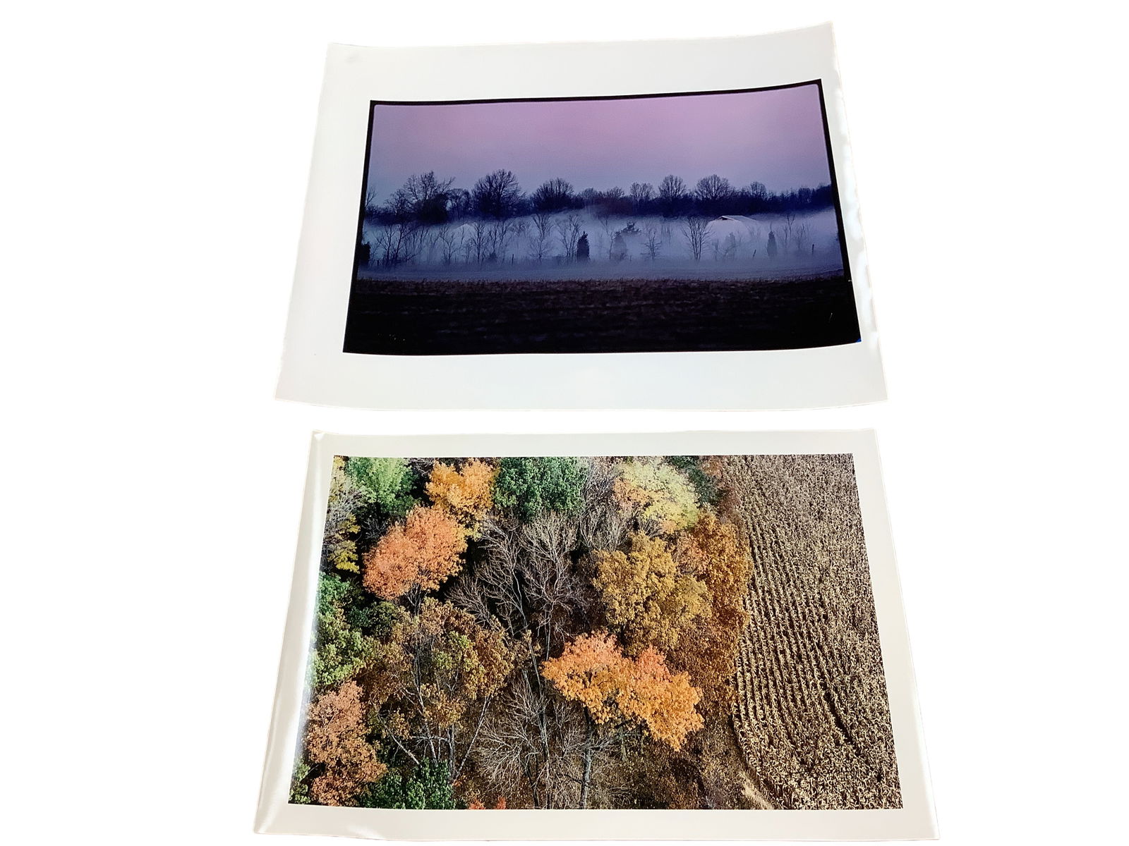 Lot of (2) Limited Edition Signed Prints, "Ohio Landscapes" Blue Mist 20 x 24 in. (50.8 x 61 cm.), (1 of 4)