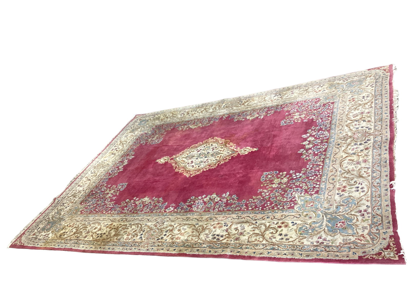 Oriental Rug - Persian Kirman with Scroll Design 107" W x 143" L (1 of 4)