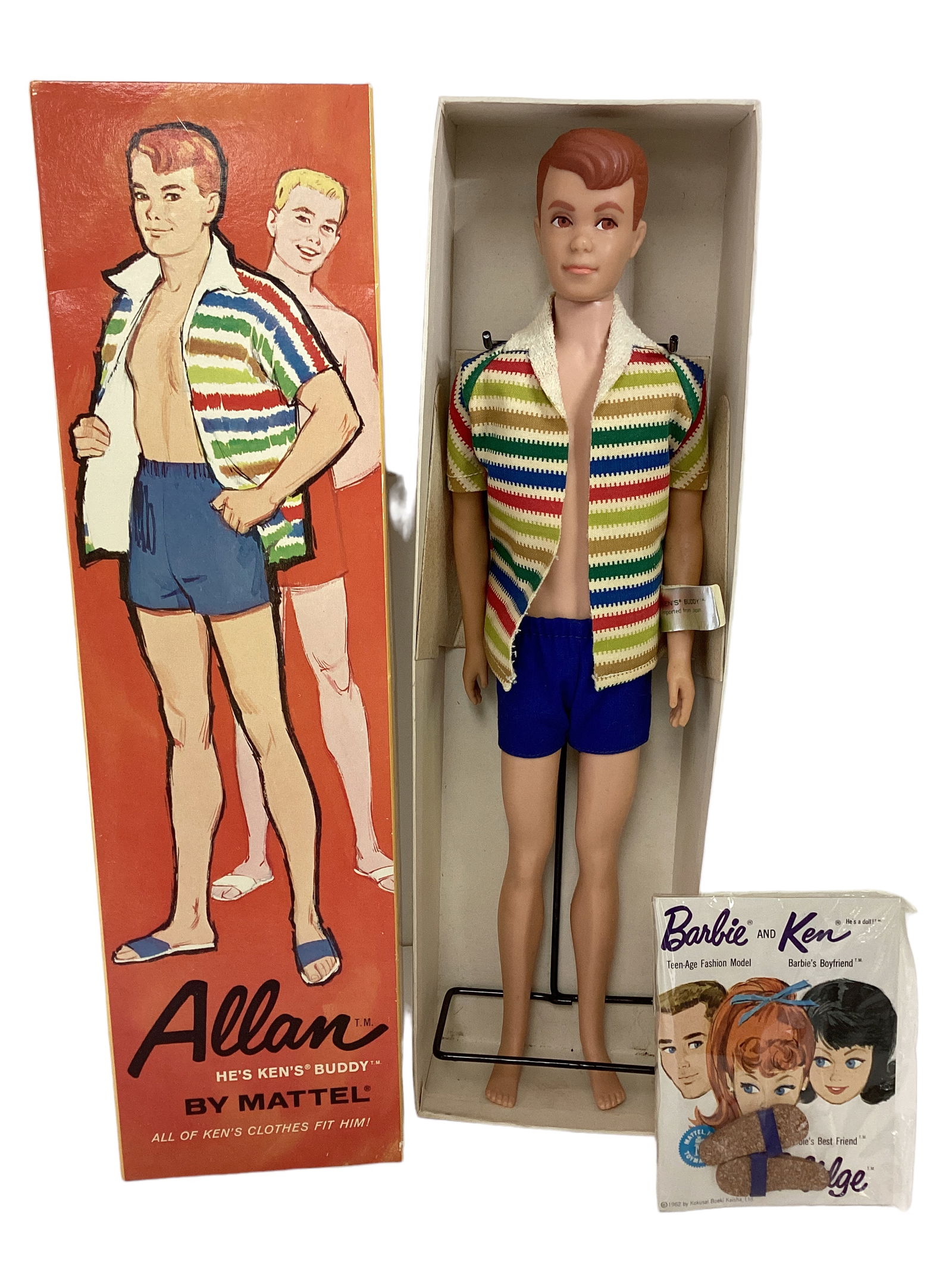 Unbelievable Nice Mint Allan Doll w/ Original Wrist Tag and in Original Box (1 of 11)