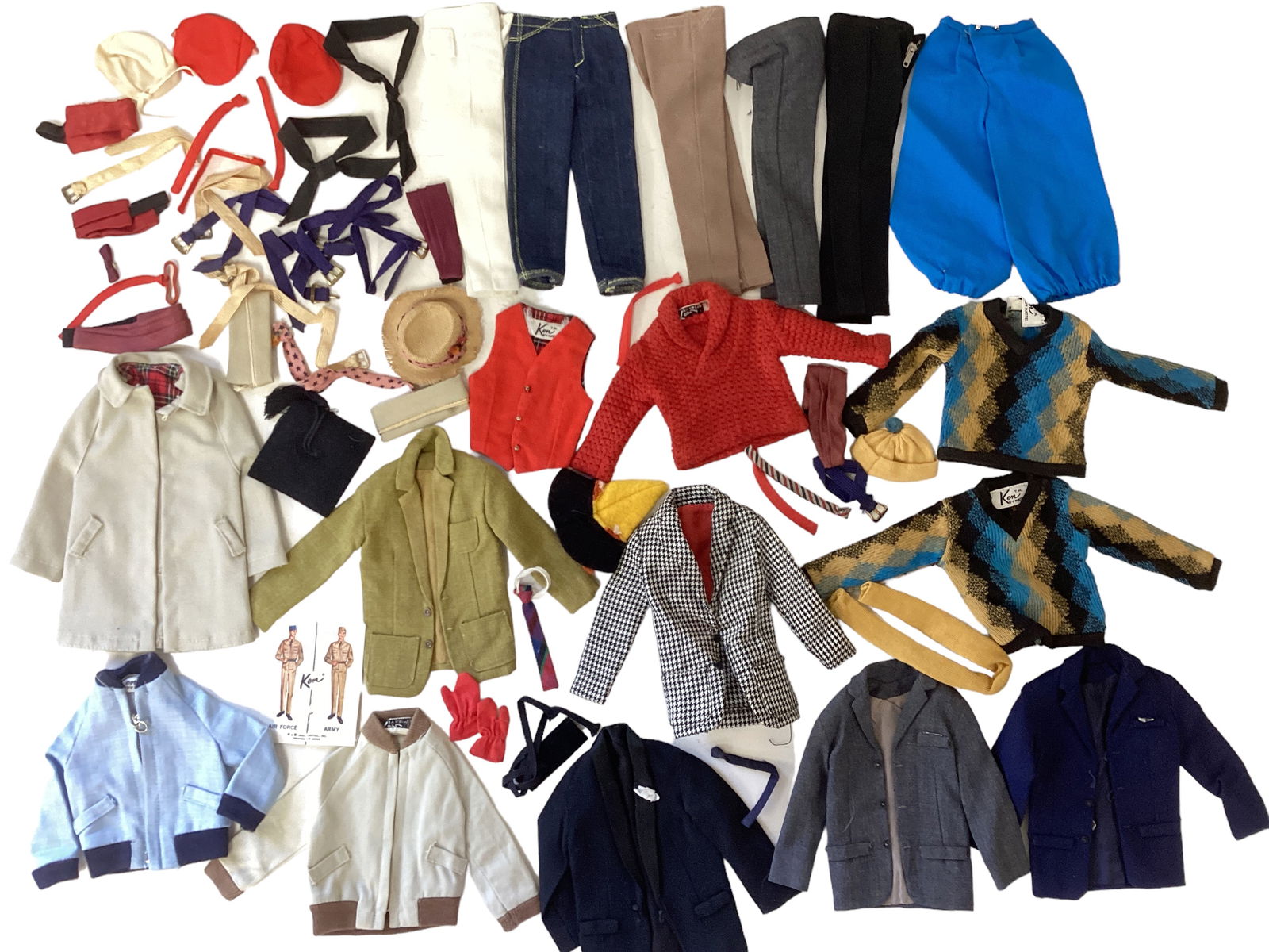 Very Nice Vintage Ken Clothing Pieces & Accessories (1 of 2)