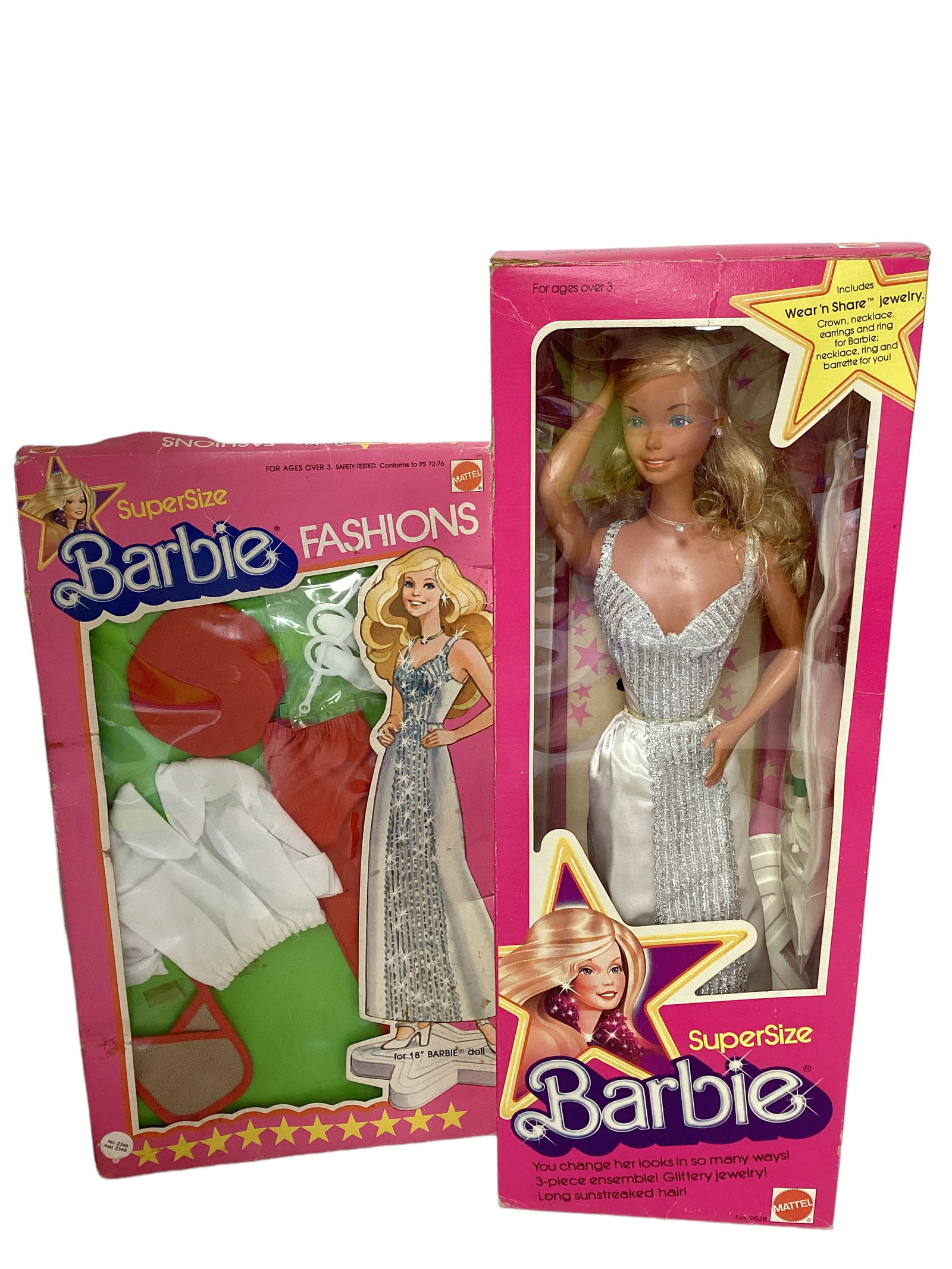 Very Nice NRFB SuperSize Barbie In Box with One SuperSize Barbie Fashion All MIB (1 of 8)