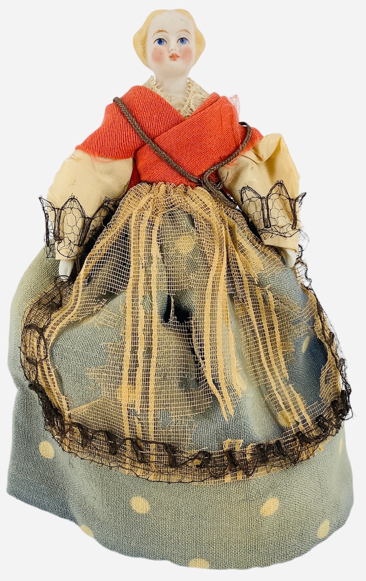 Early Unusual Normandie Dollhouse Parian Lady (1 of 4)