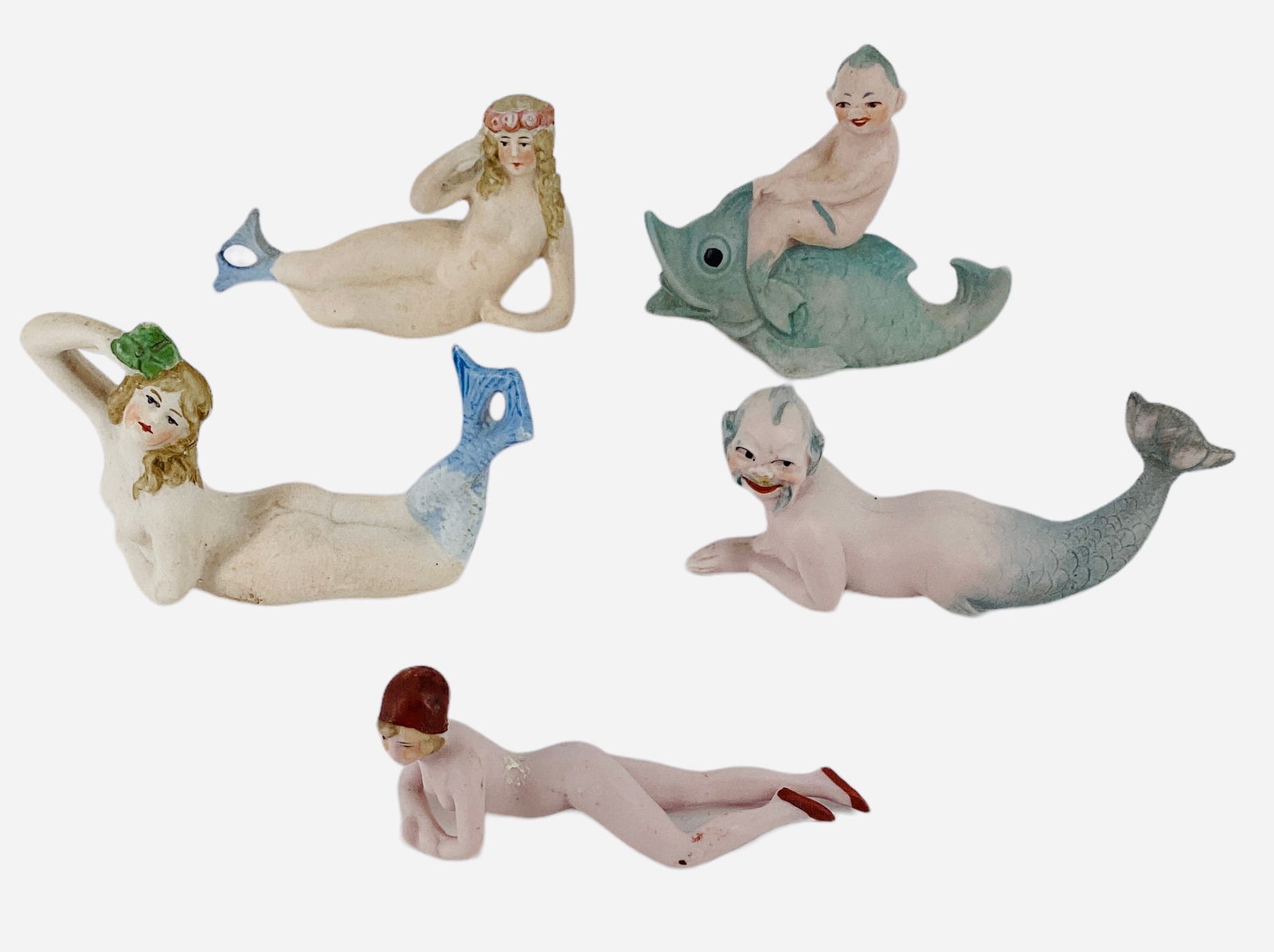 (5) Hertwig All-Bisque Novelties (1 of 2)