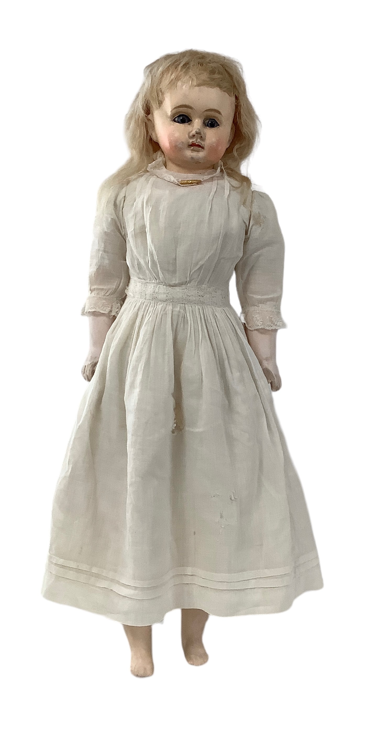 Early M‚chÈ Turned Shoulder Head Girl (1 of 4)