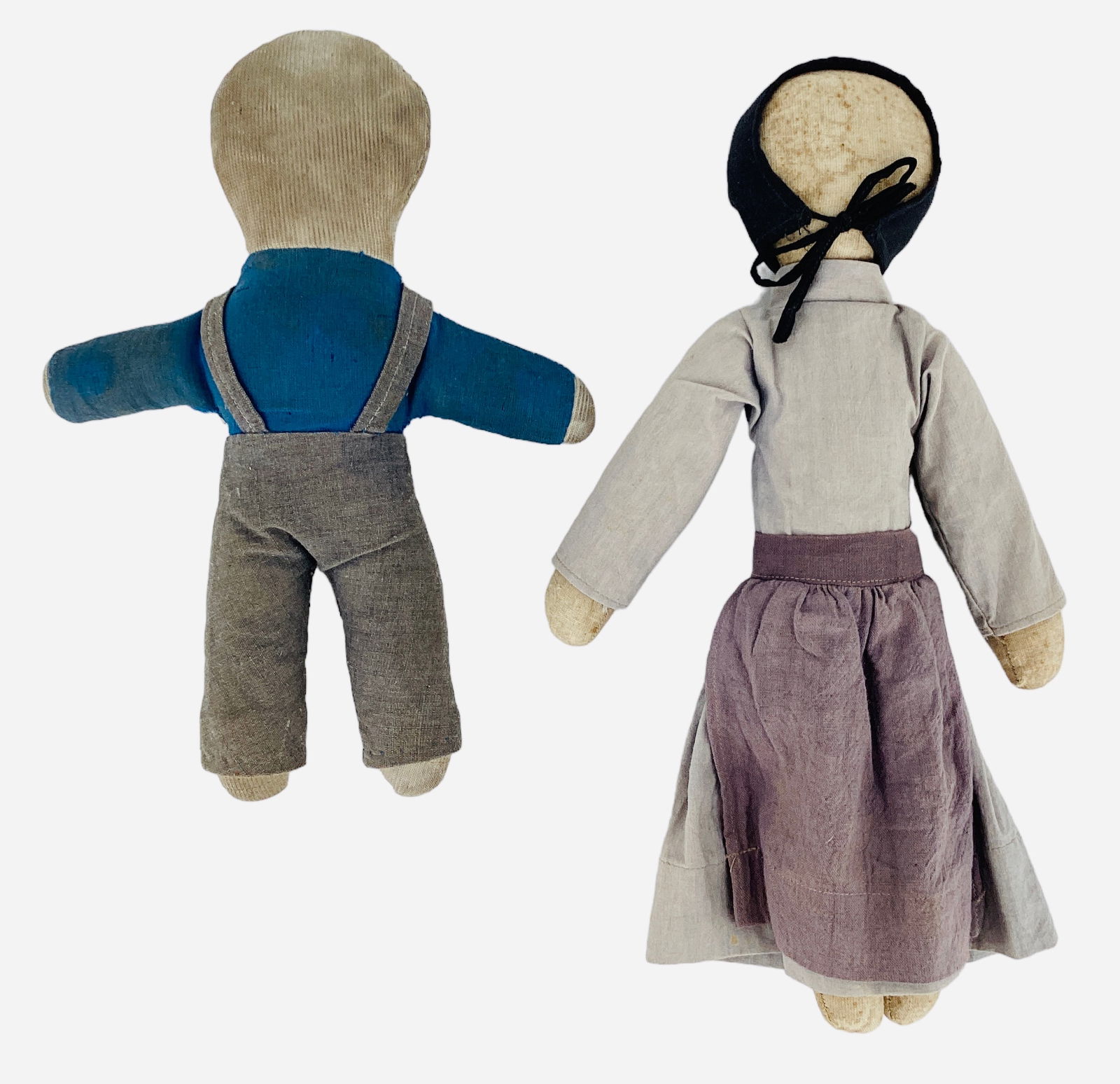 (2) Vintage Cloth Amish Dolls (1 of 2)