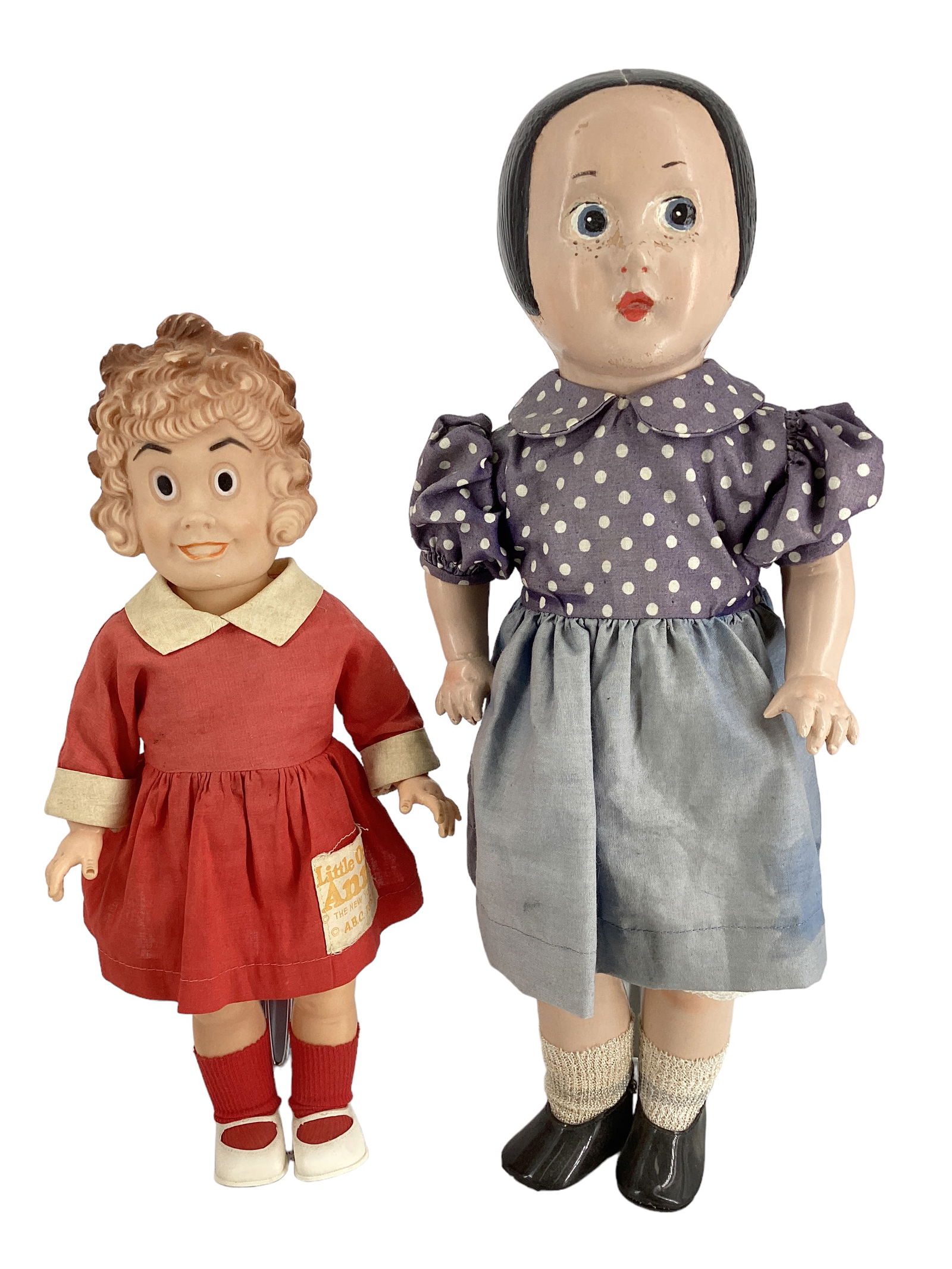 (2) Comic Character Dolls "Ella Cinders" and "Little Orphan Annie" (1 of 6)