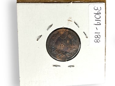 1889-P Indian Head One-Cent Coin