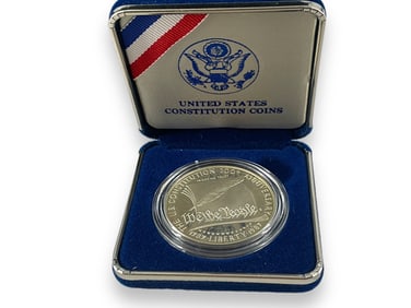 U.S. Constitution Commemorative Silver Dollar Coin