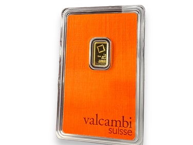 Valcambi Suisse 1 Gram Gold Bar